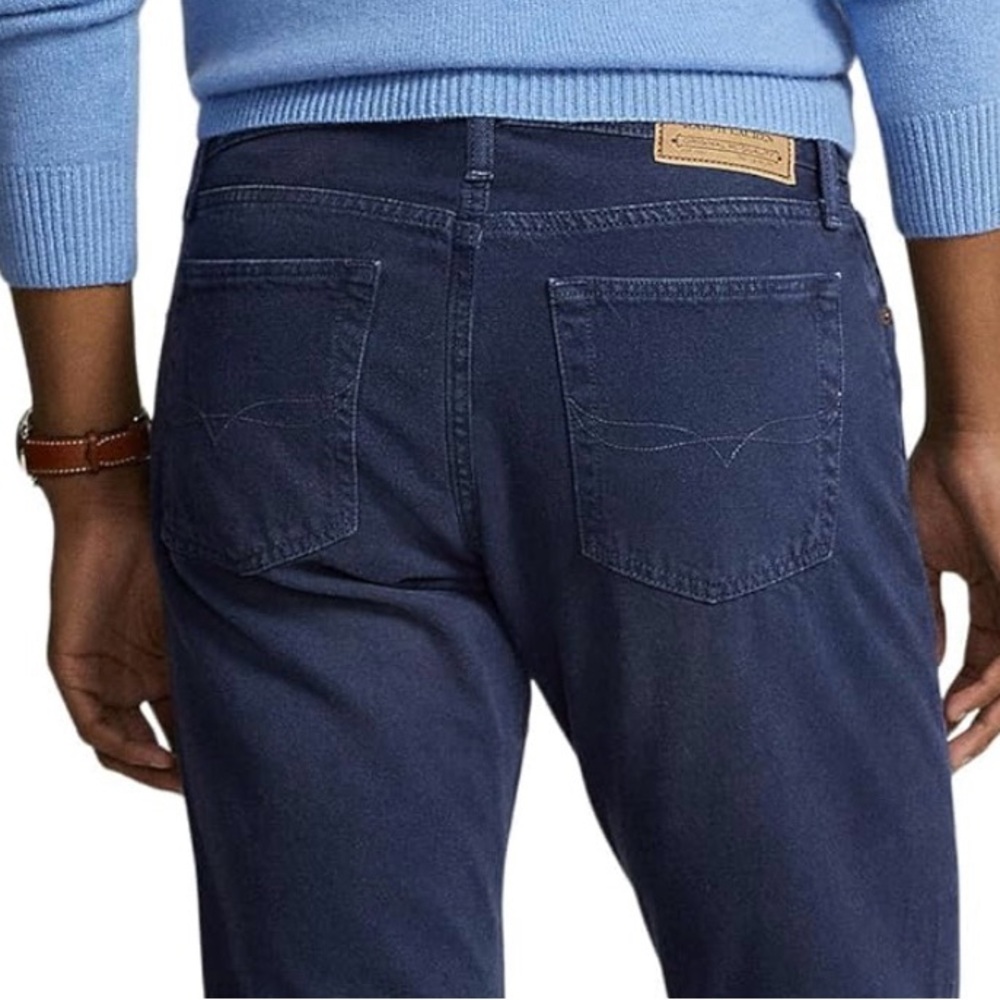 Men's Polo Ralph Lauren Blue Sullivan Slim Jeans - Picture 1 of 11